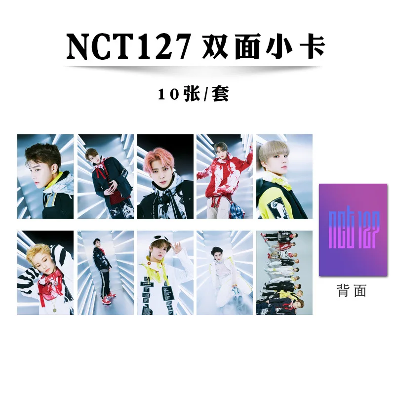 8 шт./компл. NCT127 фото карта мод новый альбом Фотокарта Высокое качество HD Kpop NCT 126