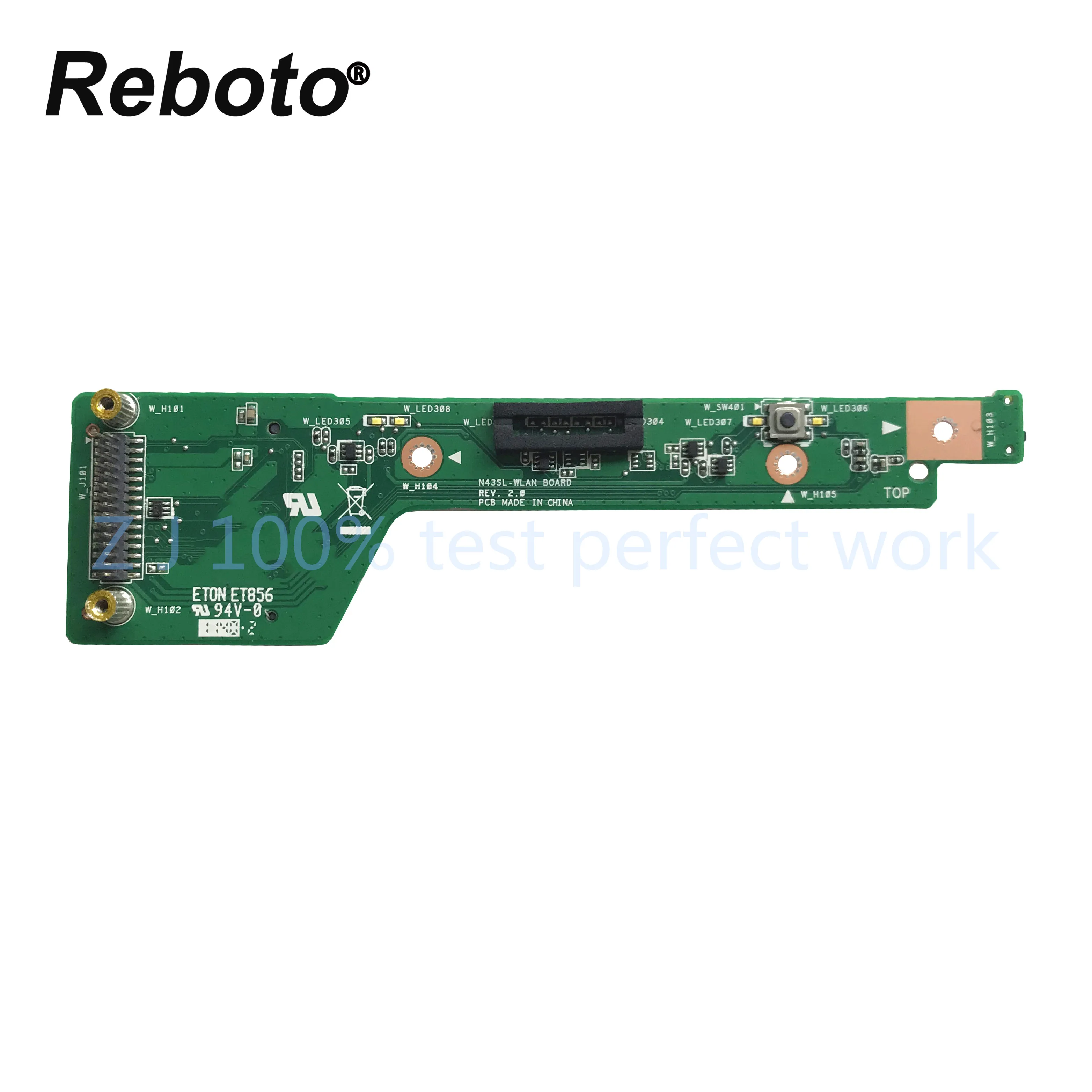 Оригинальный Для ASUS N43S N43SL N43SN N43SM Wlan мощность Ethernet Lan порт плата WLAN REV: 2 0 100%