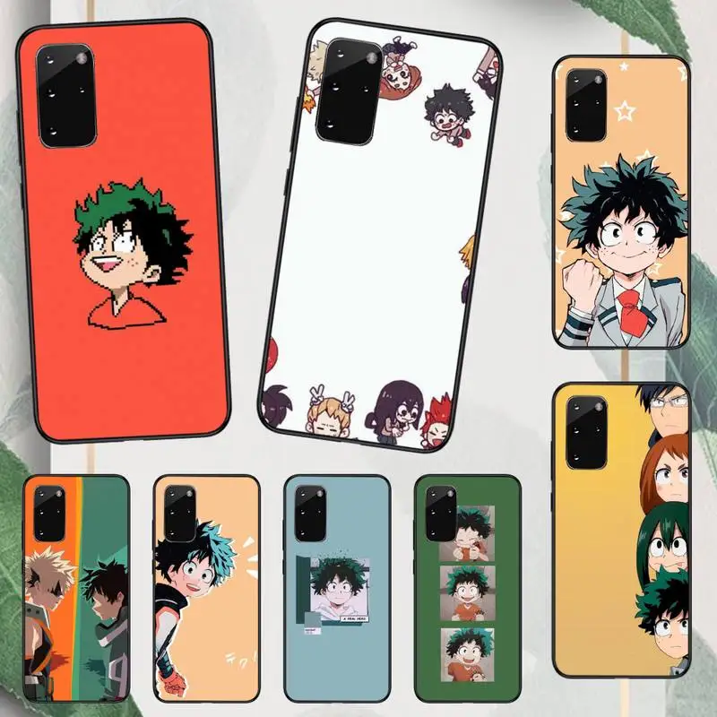 

Anime My Hero Boku no Hero Academia deku bakugou Phone Case For Samsung S6 S7 edge S8 S9 S10 e plus A10 A50 A70 note8 J7 2017