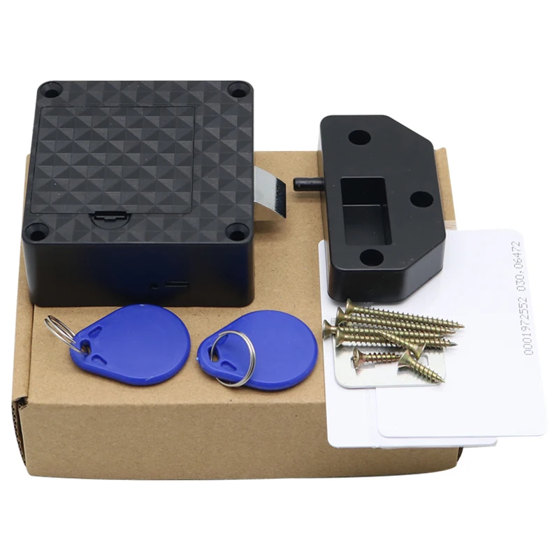 Умный RFID-замок без отверстий невидимый магнитный замок для шкафов и ящиков