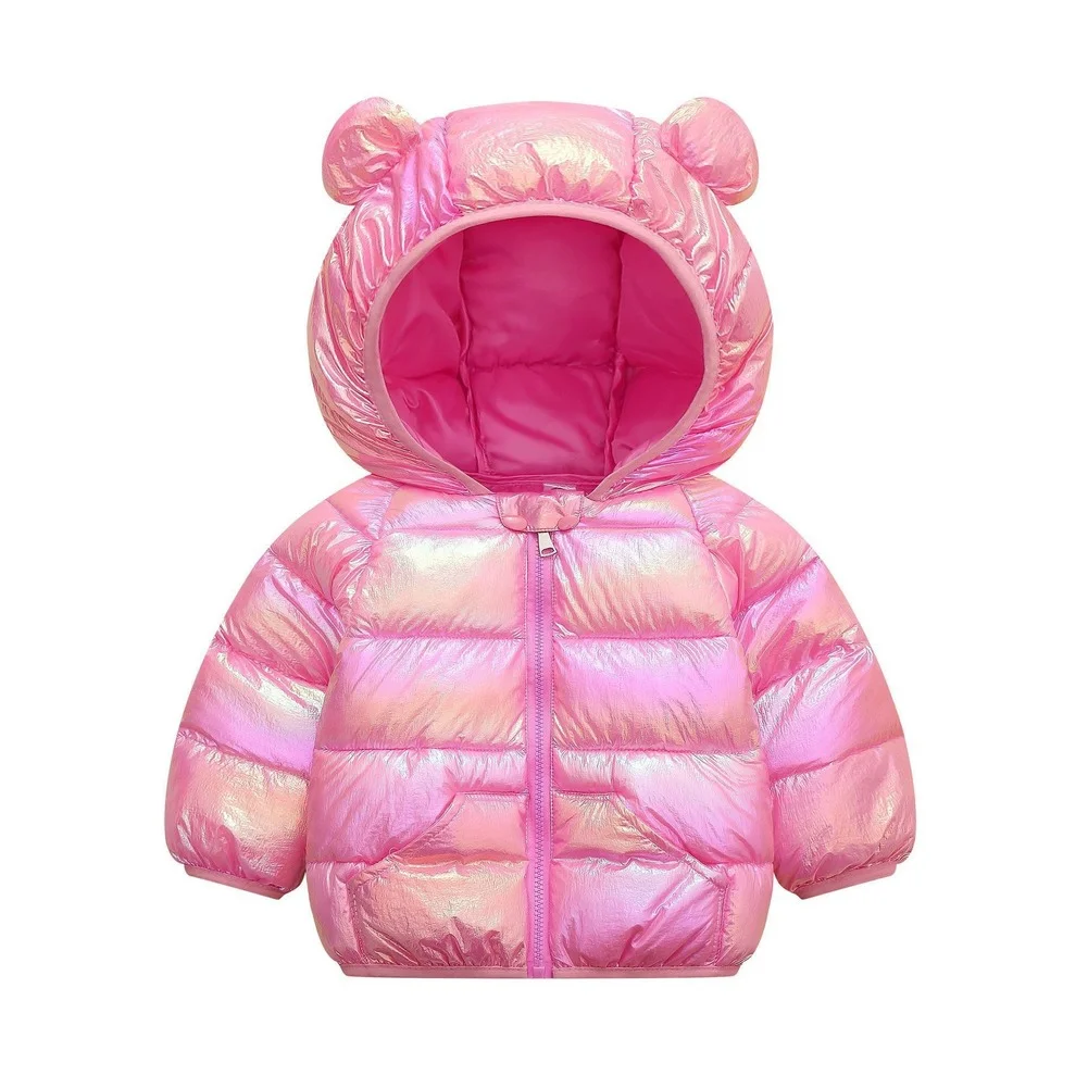 

Shiny Children's Jacket Down Padded Coat For Boys And Girls suit For Baby Girl Thicken Kidswinter Jackets Girls 1-5 Years