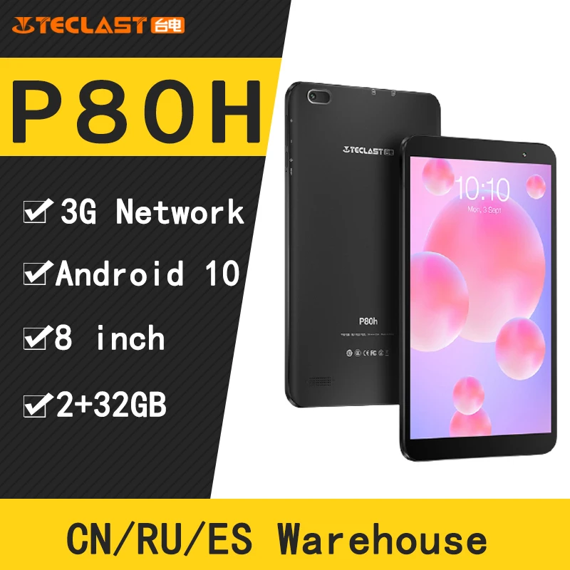 Teclast P80h планшет с 8-дюймовым дисплеем четырёхъядерным процессором SC7731E ОЗУ 2 Гб ПЗУ