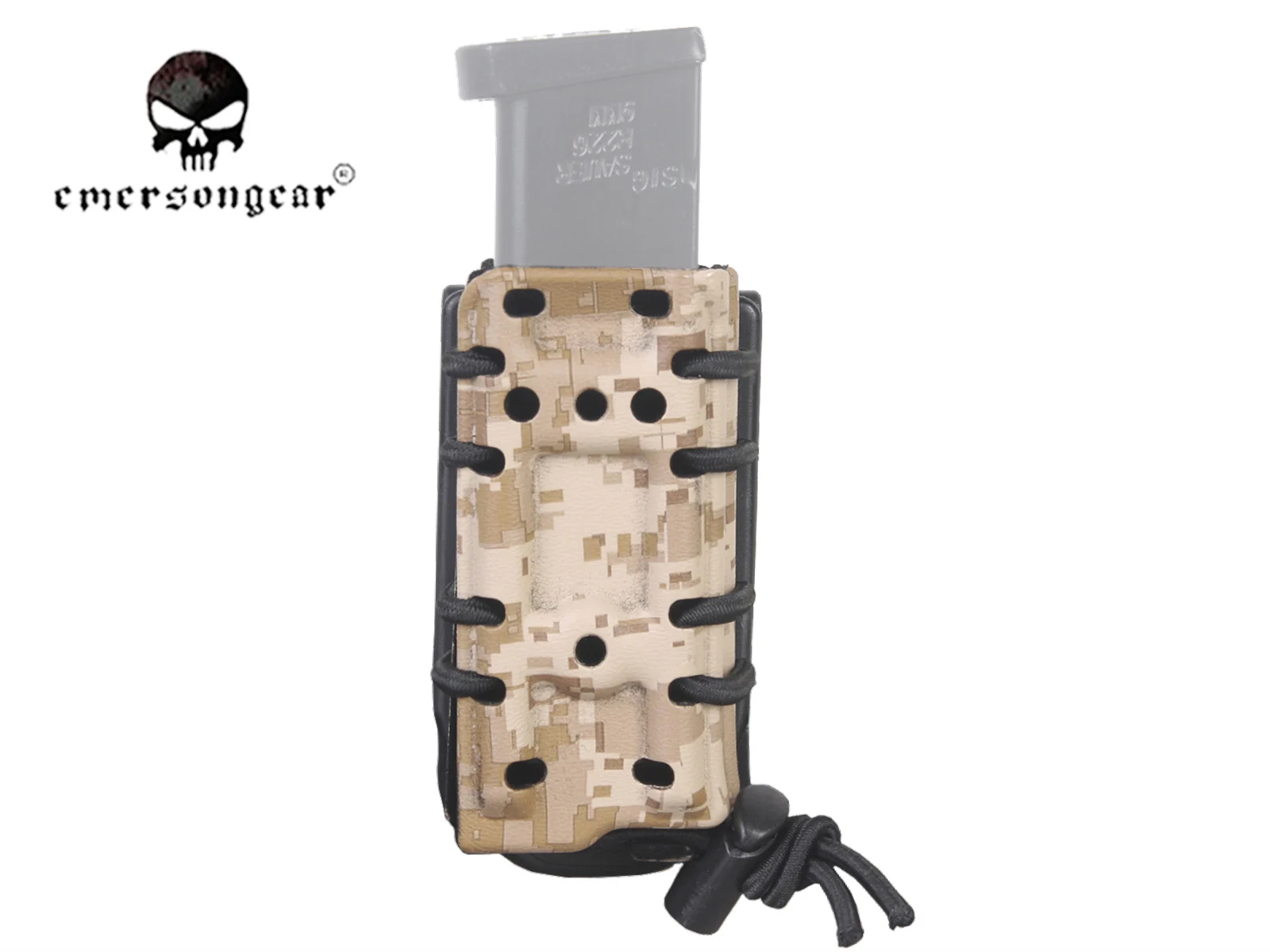 Desert Digital Emerson g-код стиль 9 мм Тактический Подсумок кобура Быстрый mag пистолет военный Быстрый Mag кобура Быстрый модуль EM6406 - Цвет: Desert Digital