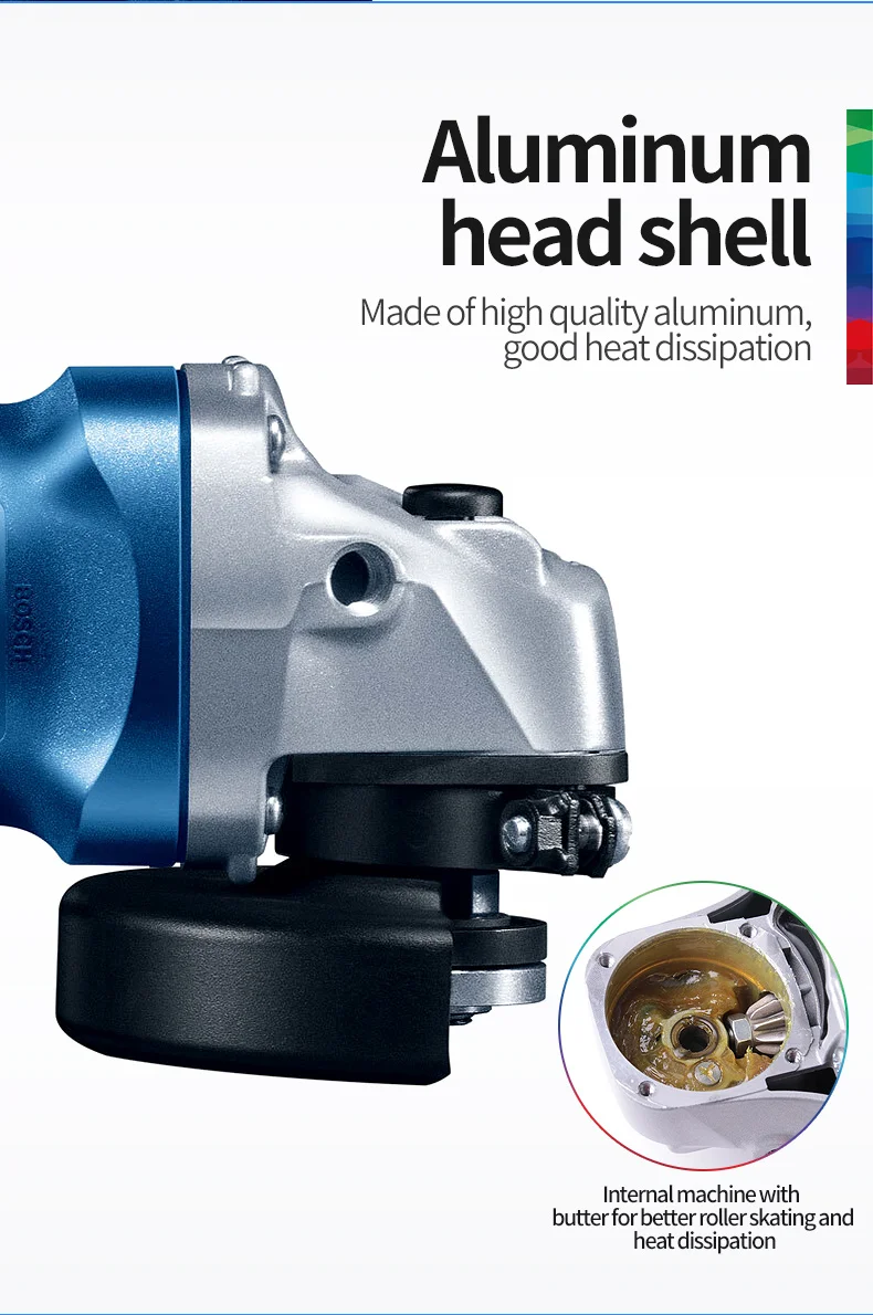 Bosch GWS Series Angle Grinder Metal Cutting Polishing Machine Upgrade New Metal Polishing Machine