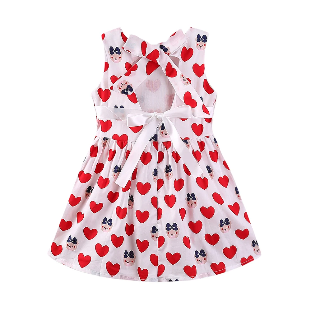 Платье-жилет детское с открытой спиной и поясом без рукавов | Детская одежда