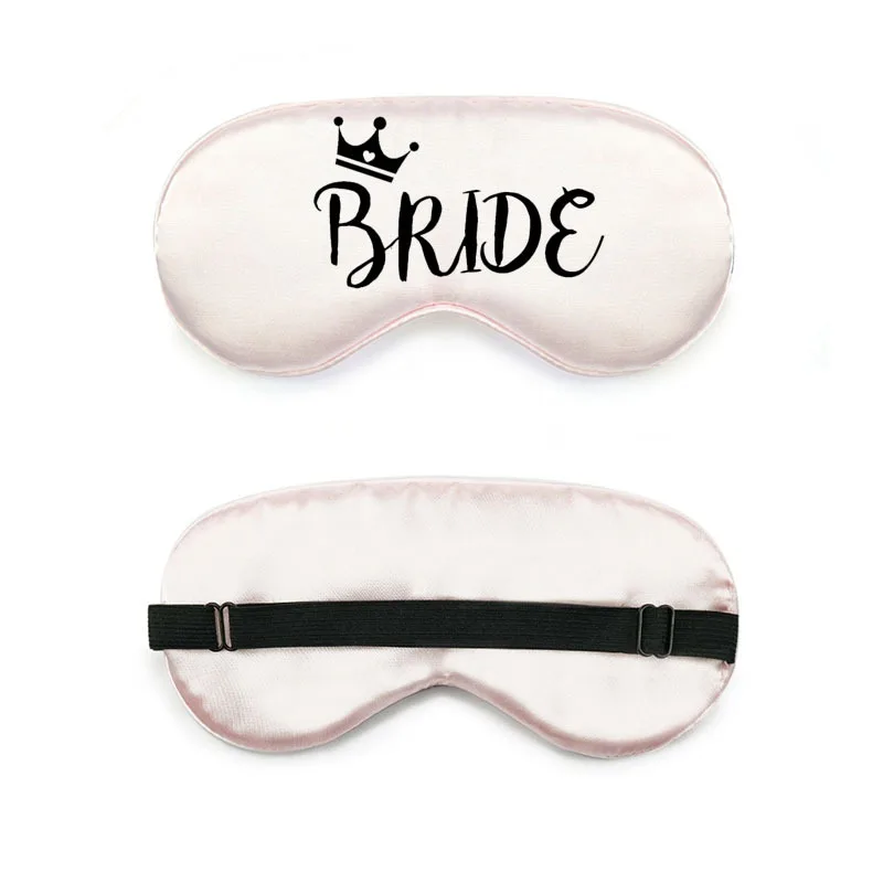 Маска для сна Team надпись Bride tribe подарок подружке невесты девичника вечеринки