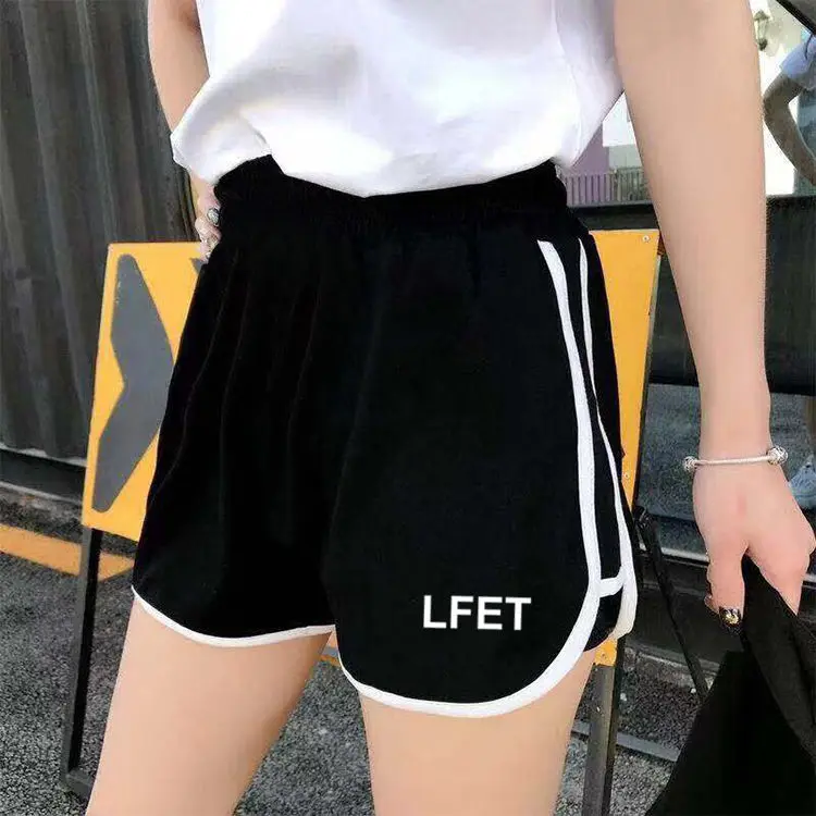 Популярные летние шорты в стиле хип-хоп с корейским принтом модные хипстерские