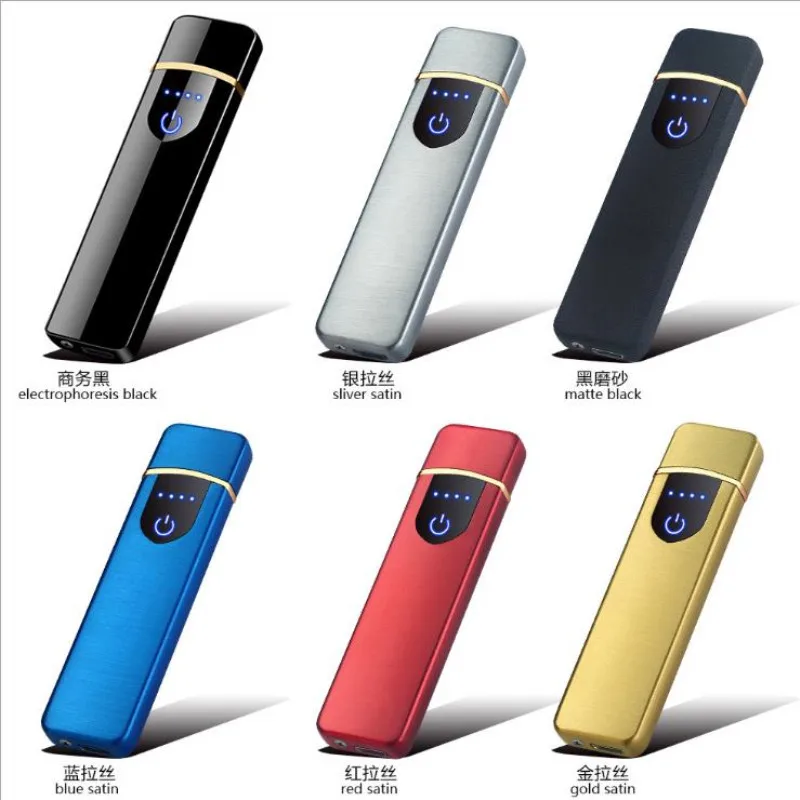 USB зажигалка электронная Вольфрамовая турбо перезаряжаемая WilndProof Зажигалка для