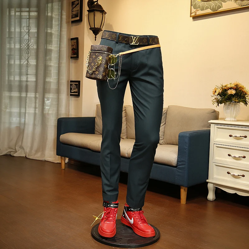 XM GEEKI модный мужской темно-зеленый костюм куртка Мужские костюмы британское