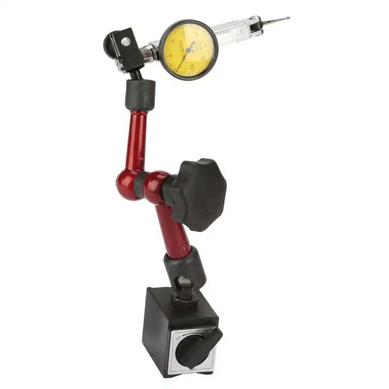 Гибкий Сильный магнитный Манометр с держателем основания + рычажный циферблат