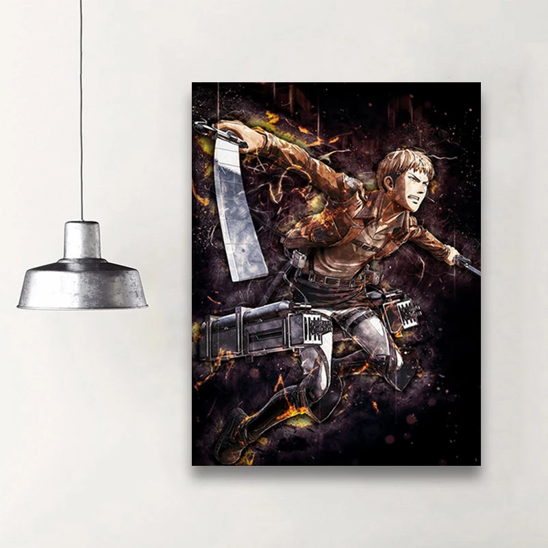 

HD Printed Attack On Titan Poster Home Decorative Wall Art Bertolt Hoover Canvas Painting Bedroom Modular Anime Roles Pictures