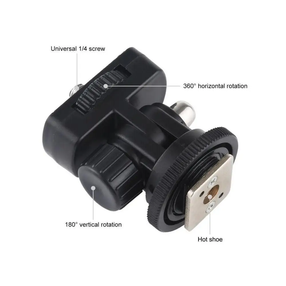 Штатив с креплением для холодного башмака 1/4 дюйма резьбовой башмак вспышки