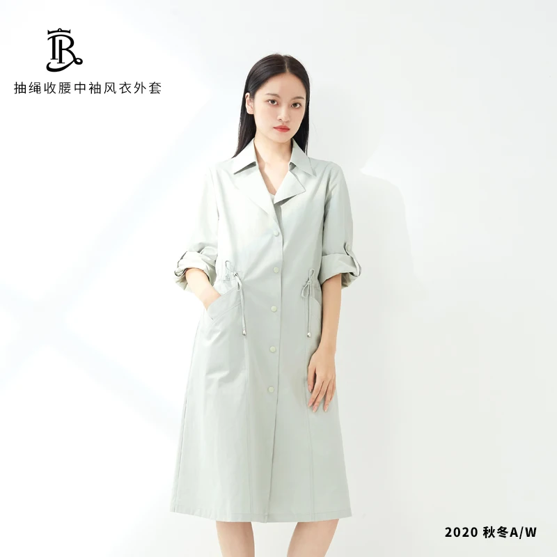 Женский плащ со средним рукавом|Женские плащи и тренчи| |