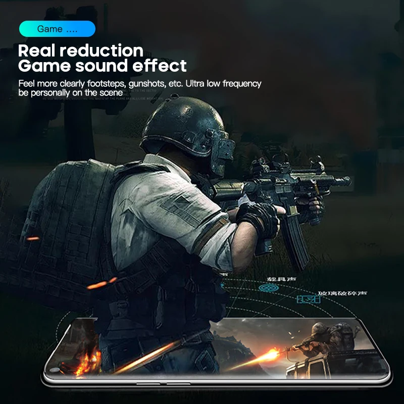 Двойной привод стерео проводные наушники в ухо Спортивная гарнитура Мини с