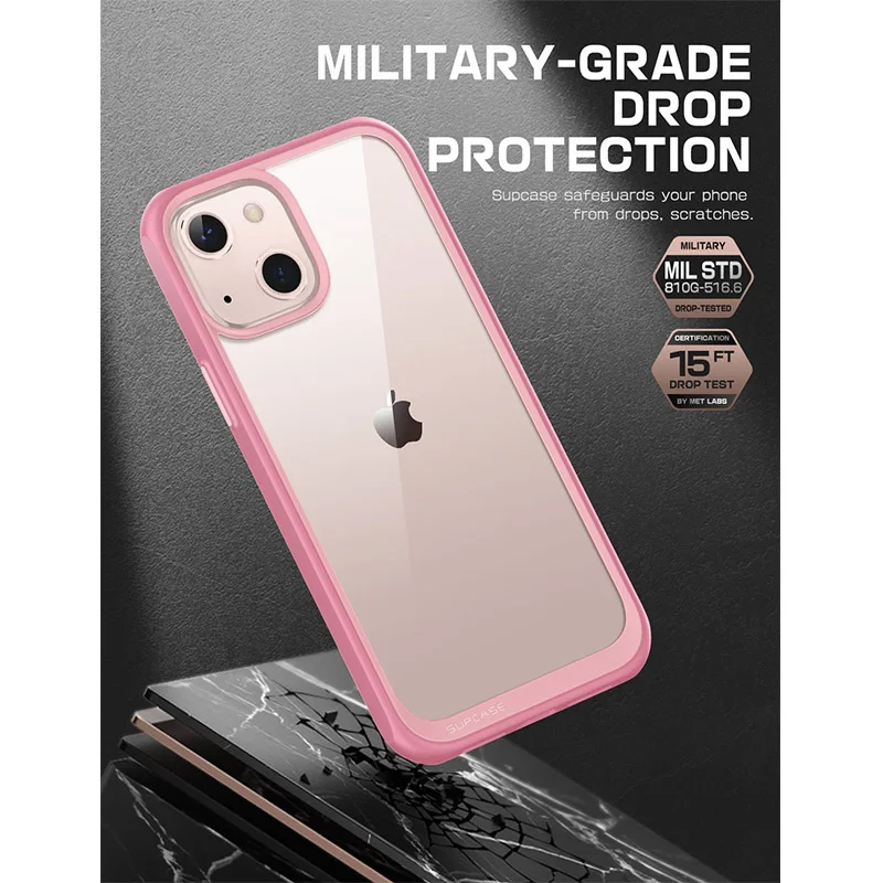 SUPCASE для For iPhone 13 чехол 6 1 дюйма (выпуск 2021 года) стильный гибридный защитный бампер