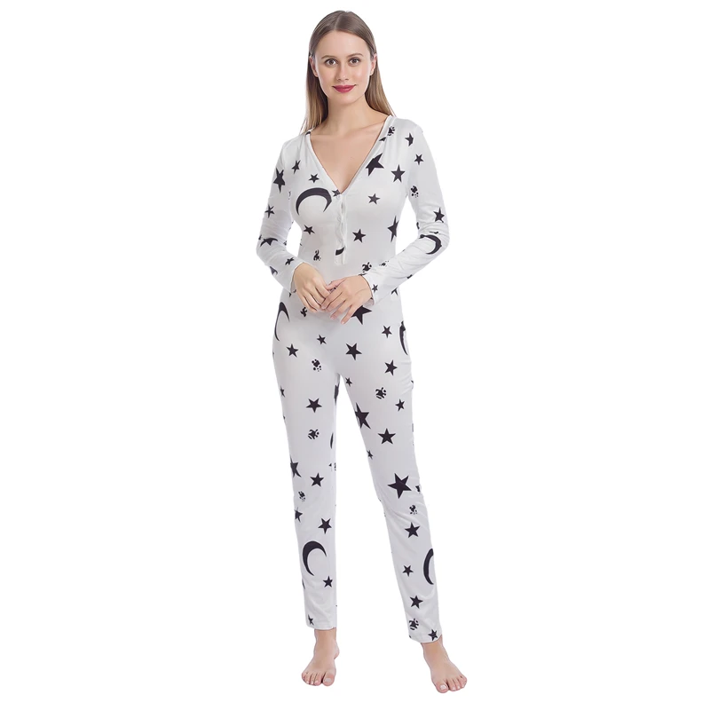

Winter Autumn Body Top Jumpsuit Women Bodysuit Long Sleeve Casual Home Women Bodycon Sexy Romper Pajamas Women Jumpsuit Overalls