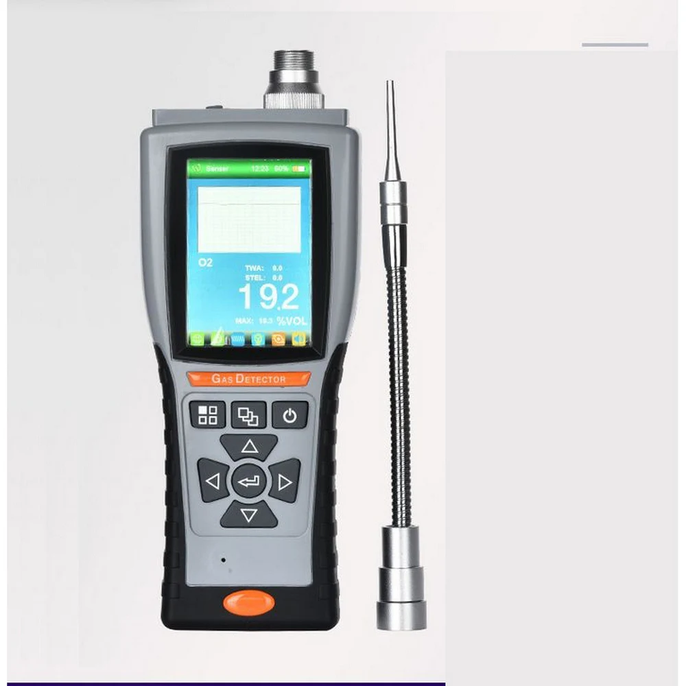 

O3 Ozone Gas analyzer 0-5/20/50/100/200 ppm digital Gas Detector leak Sensor USB port Tester monitor