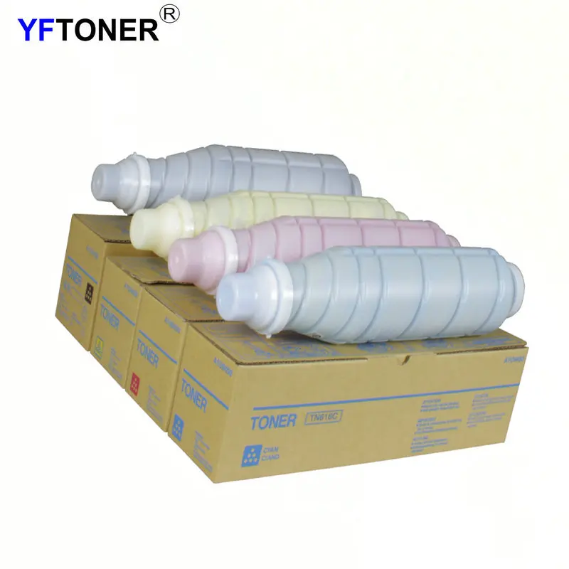 Тонер картридж YFTONER для Konica Minolta японский тонер TN615 C8000 TN615K TN615C TN615Y TN615M A1DY130 Y230 Y330