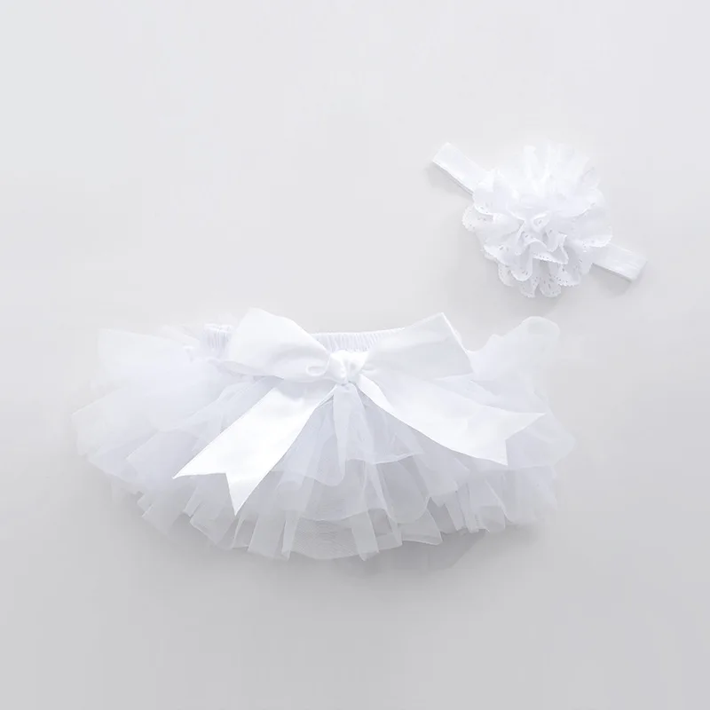 Фатиновые кружевные трусы юбка-пачка для маленьких девочек 2 шт. подгузники