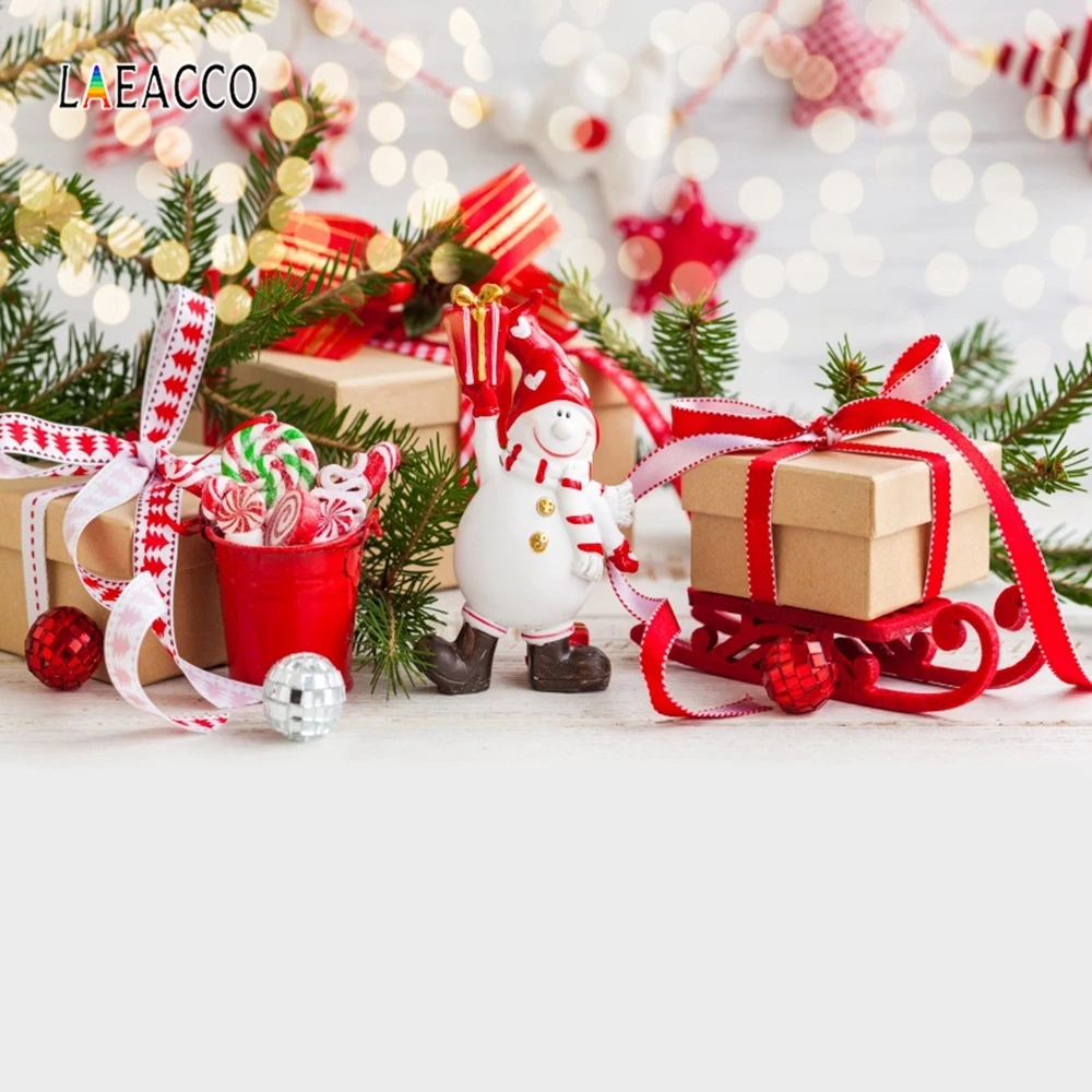 Laeacco рождественские подарки фотофоны для детской фотосъемки индивидуальные фоны