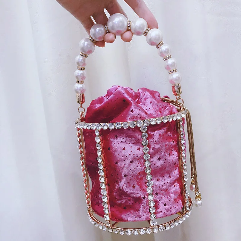 

SEKUSA Small day clutch with beading party dinner cocktail evening bags with small pocket money purse