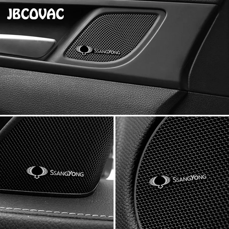 Автомобильные аксессуары авто аудио 3D алюминиевая колонка стерео наклейки Чехол