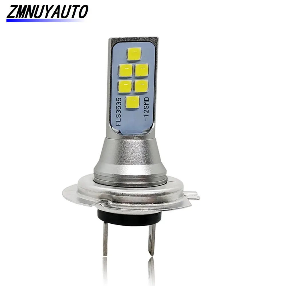 Автомобильная противотуманная фара H7 светодиодный светодиодная лампа 12SMD 1400LM