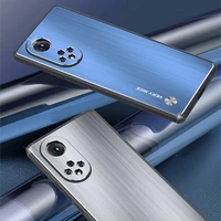 for huawei honor 50 pro case brushed metaltpu camera full protective high fashion business phone cases cover honor 50 se