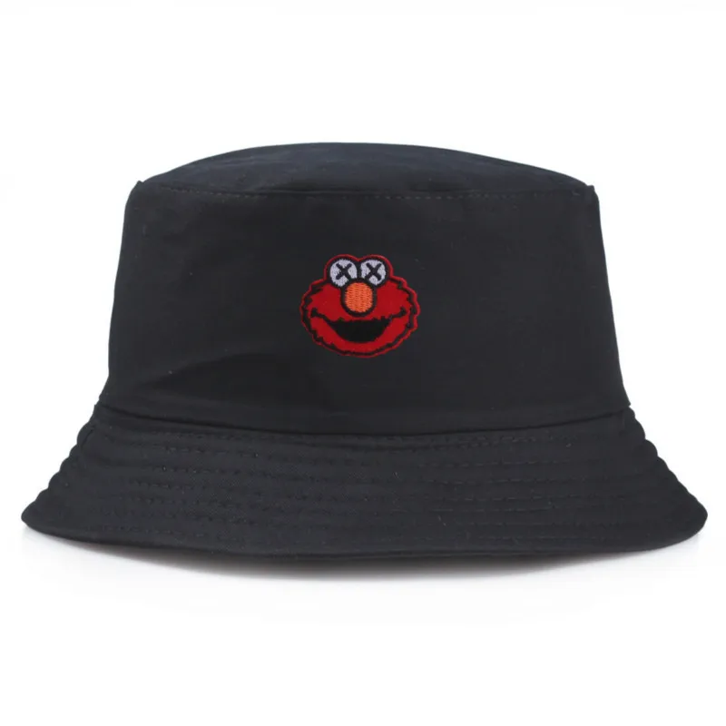 

Bucket Hat Double Sided Bucket Hat Smiling Face Unisex Fashion Bob Cap Hip Hop Gorro Men Summer Cap