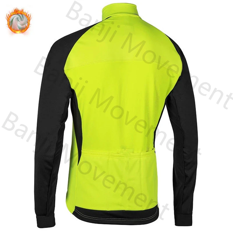 Ropa Ciclismo теплый Nalini зимний теплый флисовый мужской костюм Джерси для езды на велосипеде MTB Одежда комбинезон комплект