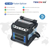 original tekcn tc400 fusion splicer high precision pas core alignment gps tracking ftth fiber optic splicing machine