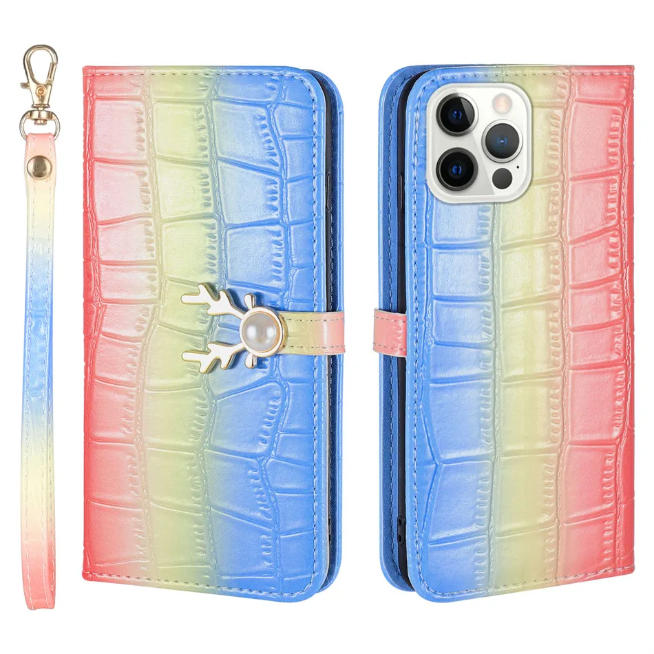 Crocodile Style Case For Motorola Moto G9 Play G10 G30 E7 Pl