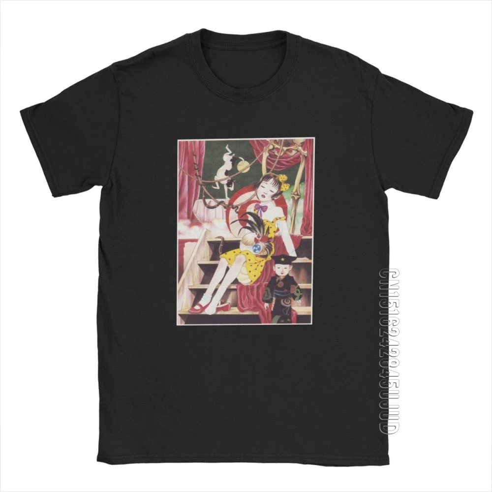 

Humorous Midori T-Shirt Men 100% Cotton T Shirt Suehiro Maruo Manga Japanese Horror Camisetas Tee Shirt Birthday Present