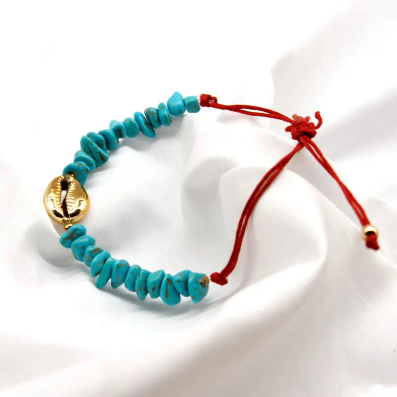 Новый дизайн ручной красный Веревка Цепи Браслеты для Женский натуральный