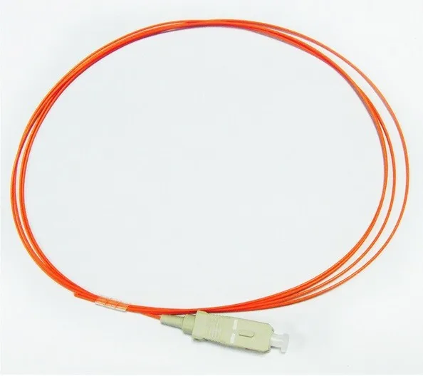 

50Pcs/Lot,3M 0.9mm PVC Jacket MM 62.5/125 50/125 SC UPC Fiber Optic Pigtail,Multimode OM1 OM2 LC/SC Fiber Optical Pigtail