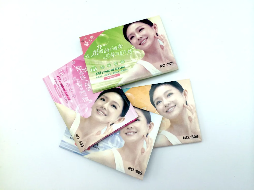 Facial Oil Blotting Paper Face Absorbing Sheet Control Film Clear And Clean 2 Pack=100 Pcs | Красота и здоровье