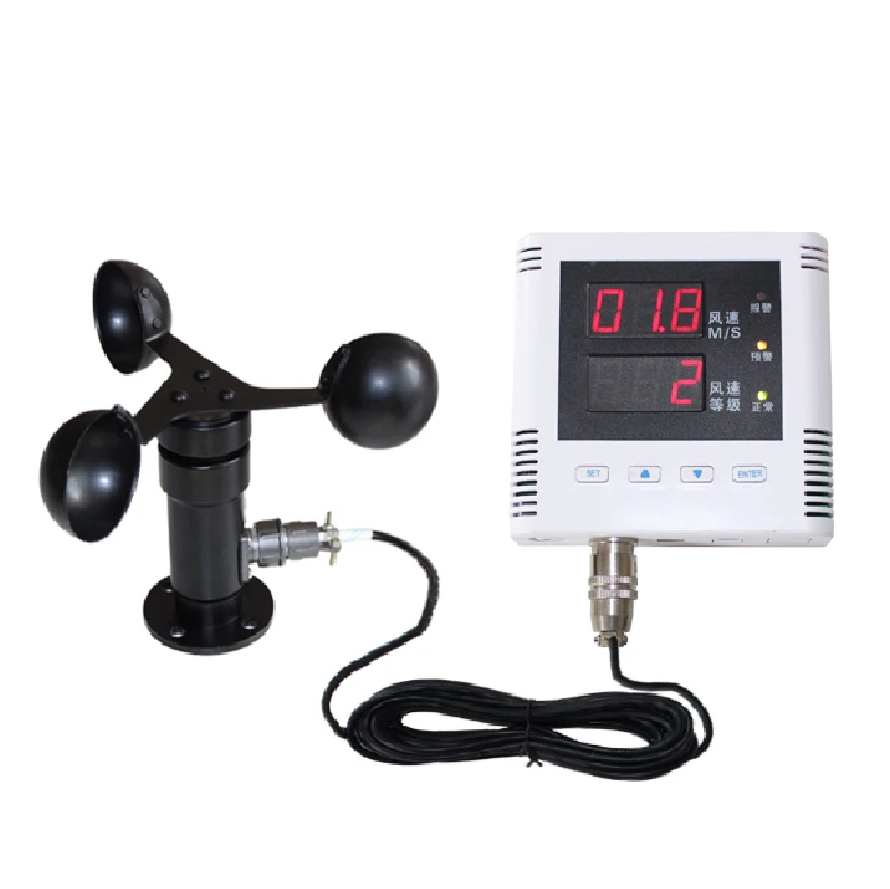 RS485 Tower Crane Wind Alarm Device Controller Meter Sensor Anemometer Display Engineering | Инструменты