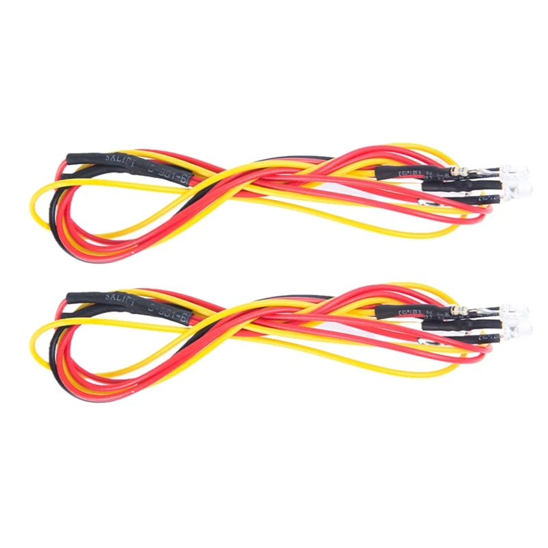 Remoter Control Car Spare Parts LED Steering Lighting with Durable Wire Replaceable Easy Fixed RC Accs for WPL Pickups D5QA | Игрушки и
