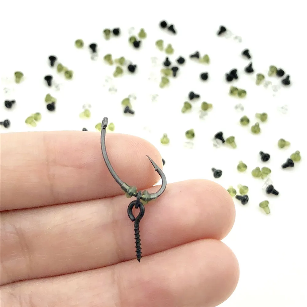 50 шт. рыболовный крючок на карпа Stoper крюк Держатель бусин резины и пластика Pop Up