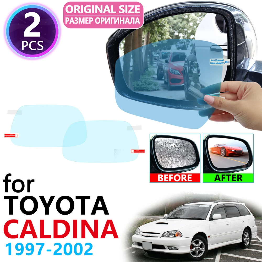 Для Toyota Caldina Corona T210 1997~ 2002 полное покрытие Зеркало заднего вида непромокаемые Анти-противотуманная пленка аксессуары 1998 1999 2000 2001