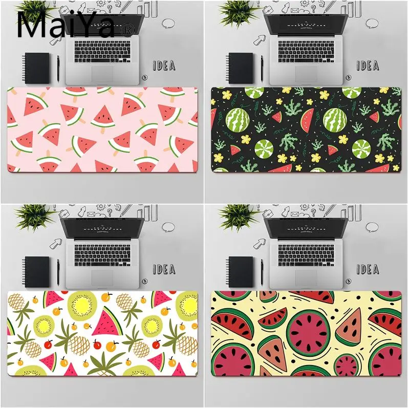

Maiya High Quality Summer fruit Watermelon Customized laptop Gaming mouse pad Free Shipping Large Mouse Pad Keyboards Mat