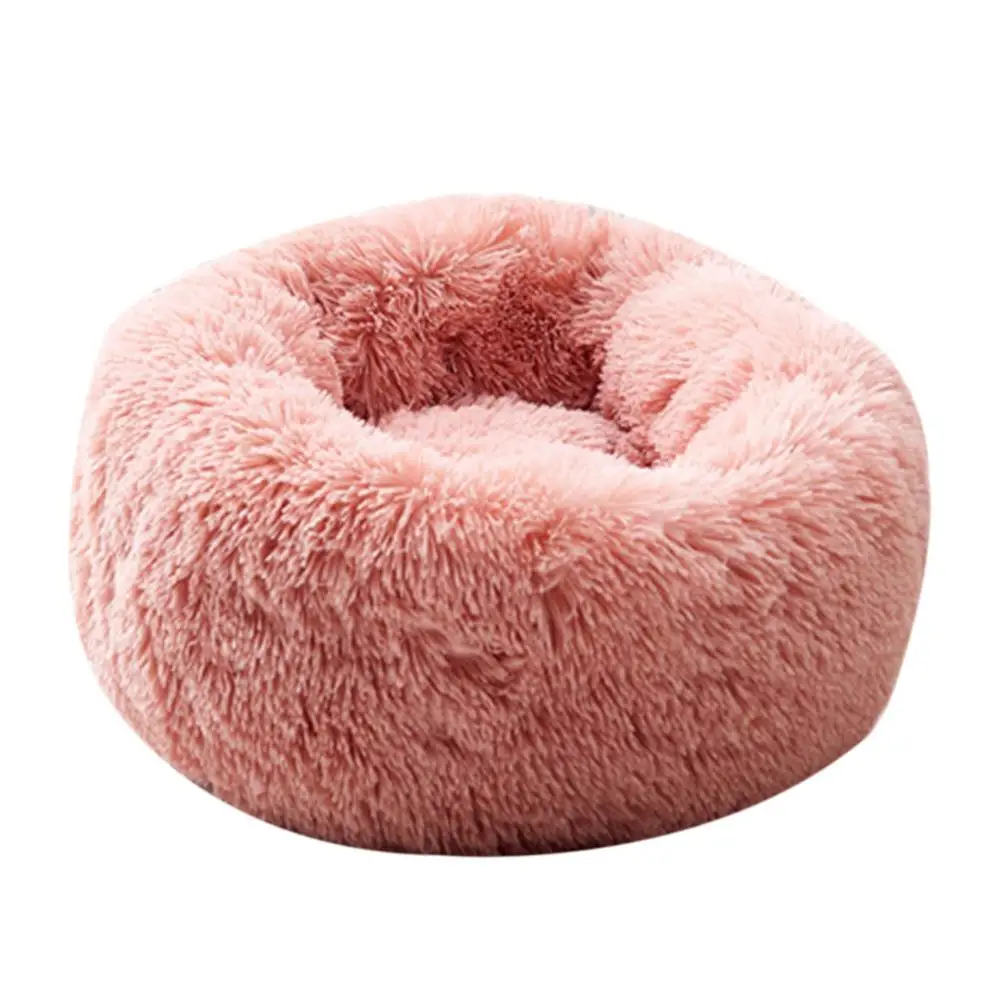 Light Pink VIP для собаки кровать моющаяся длинная плюшевая собачья Конура глубокий сон собака дом Бархатные коврики - Цвет: Light Pink