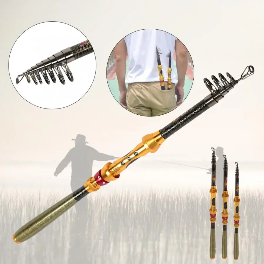 Мини Портативный прочный карбоновый Выдвижной Телескопический Супер жесткий