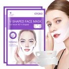 2 шт. Ушные крючки! Он формирует маска для ухода за кожей лица укрепляющее, способствующее похудению гель для лица маска для устранения двойного подбородка подтяжка лица повязка Уход за лицом инструмент