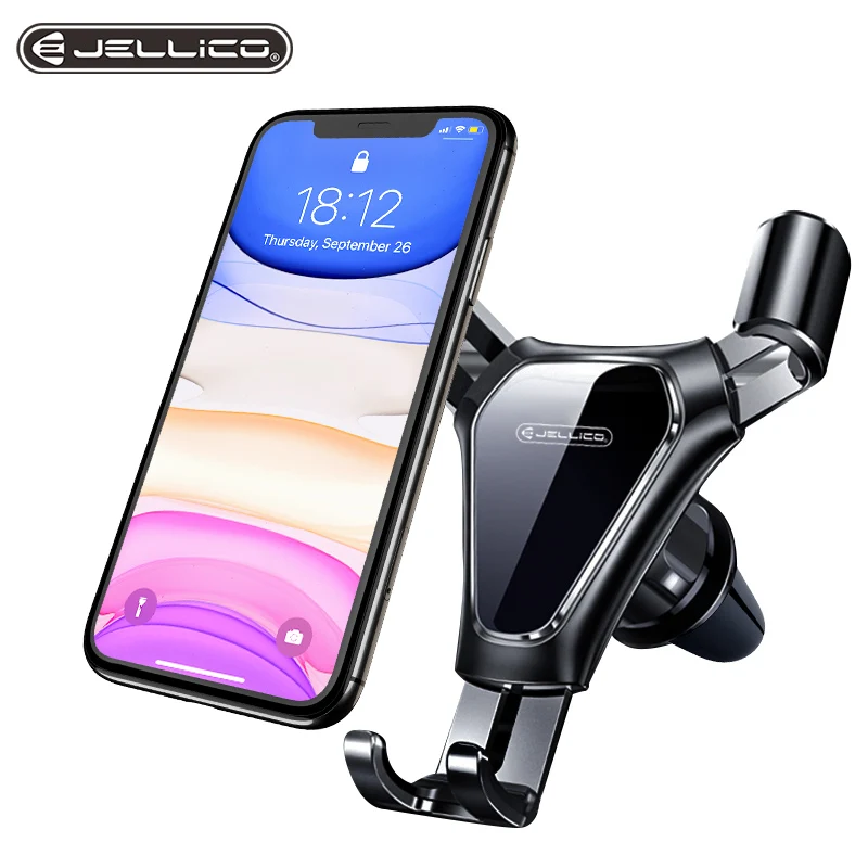 jellico ho 95 car phone holder gravity stand mobile support holder in car phone mount holder stand for iphone 12 samsung xiaomi free global shipping