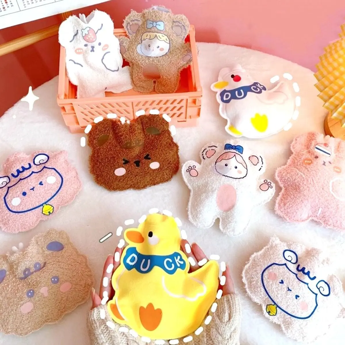 

Cute Mini Hot Water Bottle Warm Cartoon Warmer Explosion-proof Portable Winter Reusable Hand Warmer