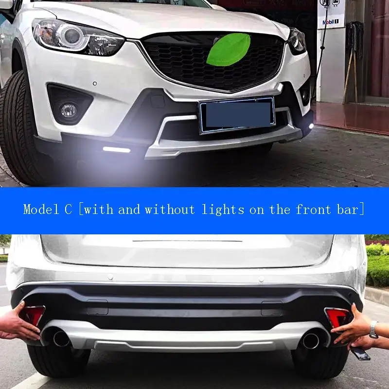

Parachoques Front Delantero Trasero Styling Aileron Voiture Tuning Aleron Car Lip Spoiler Auto Protector Bumper FOR Mazda CX-5