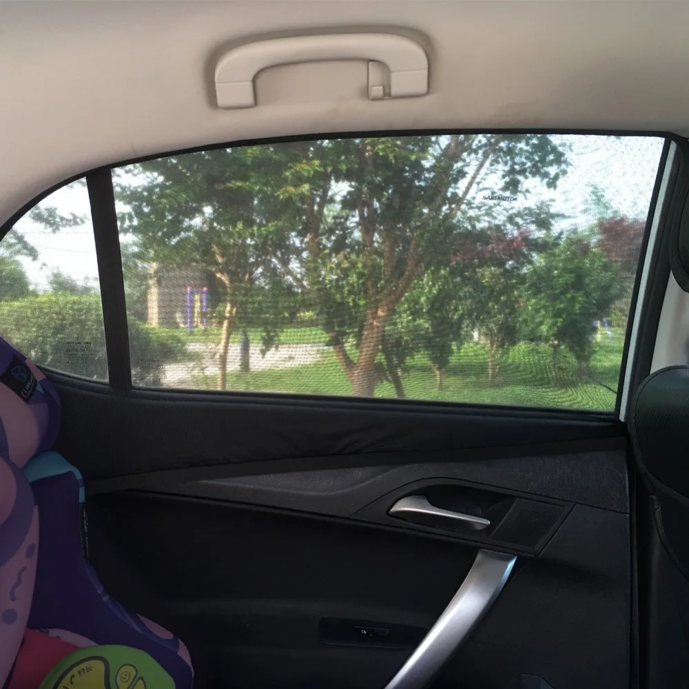 2 шт. автомобильный козырек от солнца на боковое окно сетчатые чехлы для защиты