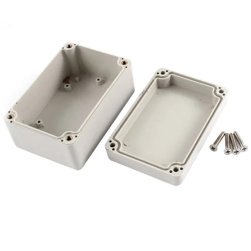 Пластиковый электронный проектный ящик серый DIY корпус чехол для инструментов