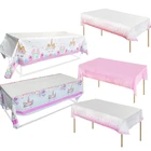 HUHULE розовый скатерть с единорогом единорог украшение для дня рождения одноразовый набор посуды Дети Единорог тематическая вечеринка деко